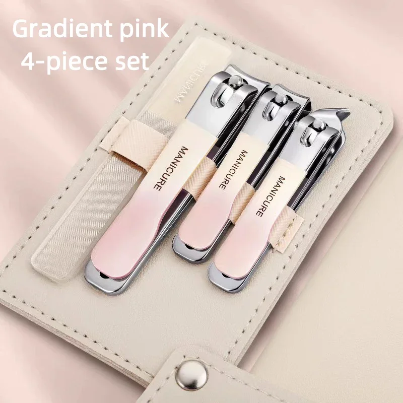 Mens Grooming Travel Kit - 4종 남녀공용 네일 클리퍼 전문 여행용