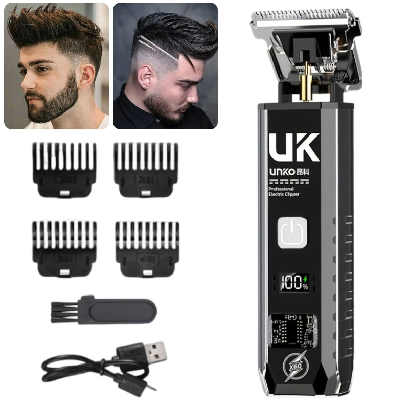 Men'S Grooming Blade - 남성용 T9 헤어 클리퍼 무선 수염