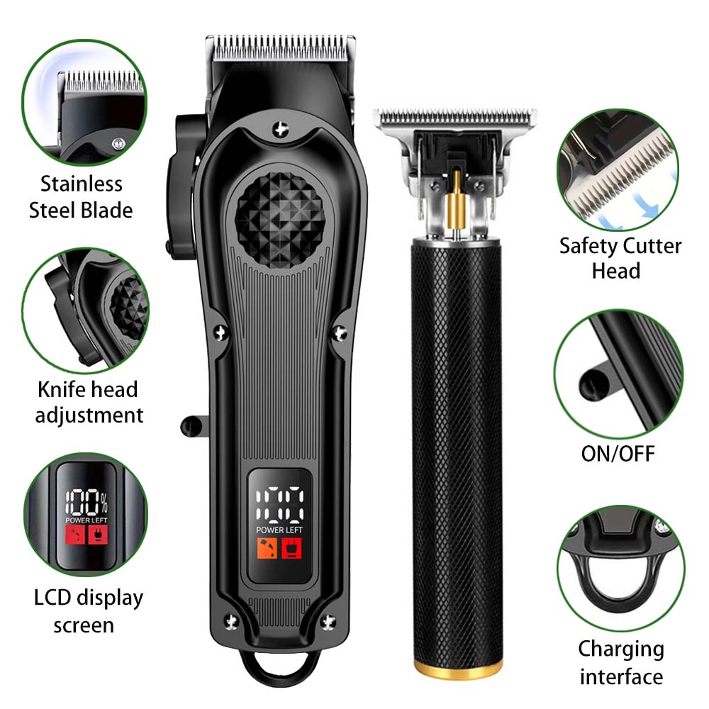 LED 디스플레이가 있는 전문가용 헤어 클리퍼, 남성용 - Men'S Grooming Blade 리뷰 및 가격