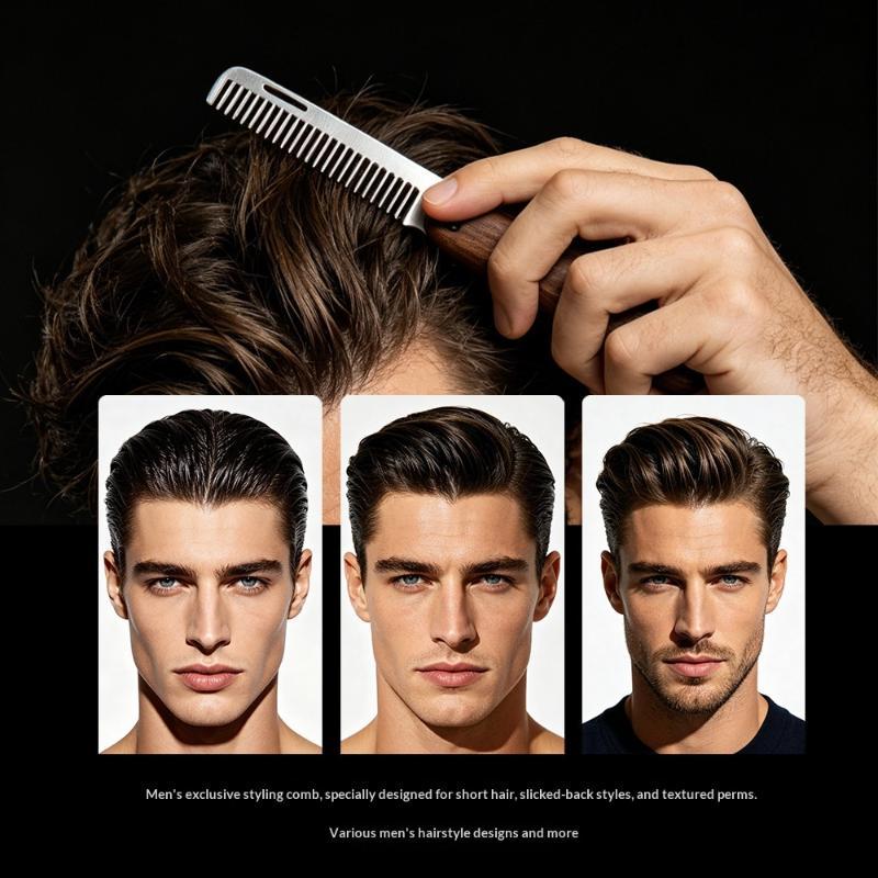 1개입 바버급 여행용 헤어/콧수염 빗, 원목&금속 접이 - Mens Grooming Travel Kit 리뷰 및 가격