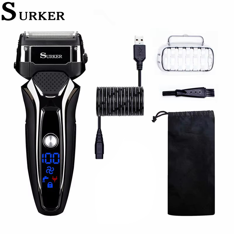 남성용 Surker 전기 면도기 충전식 지능형 왕복형  - Men'S Grooming Blade 리뷰 및 가격