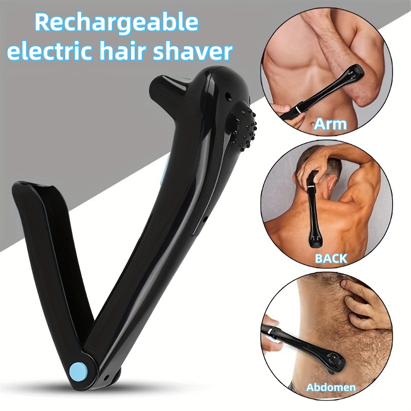 남성용 충전식 전기 등털 제거기, 휴대용 바디 헤어 트 - Men'S Grooming Blade 리뷰 및 가격