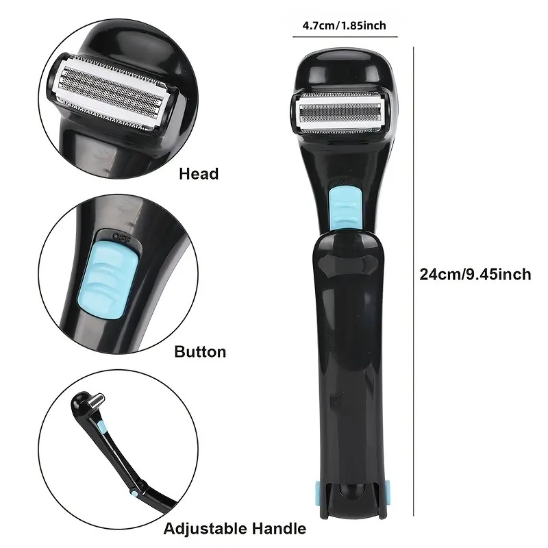남성용 충전식 전기 등털 제거기, 휴대용 바디 헤어 트 - Men'S Grooming Blade 리뷰 및 가격
