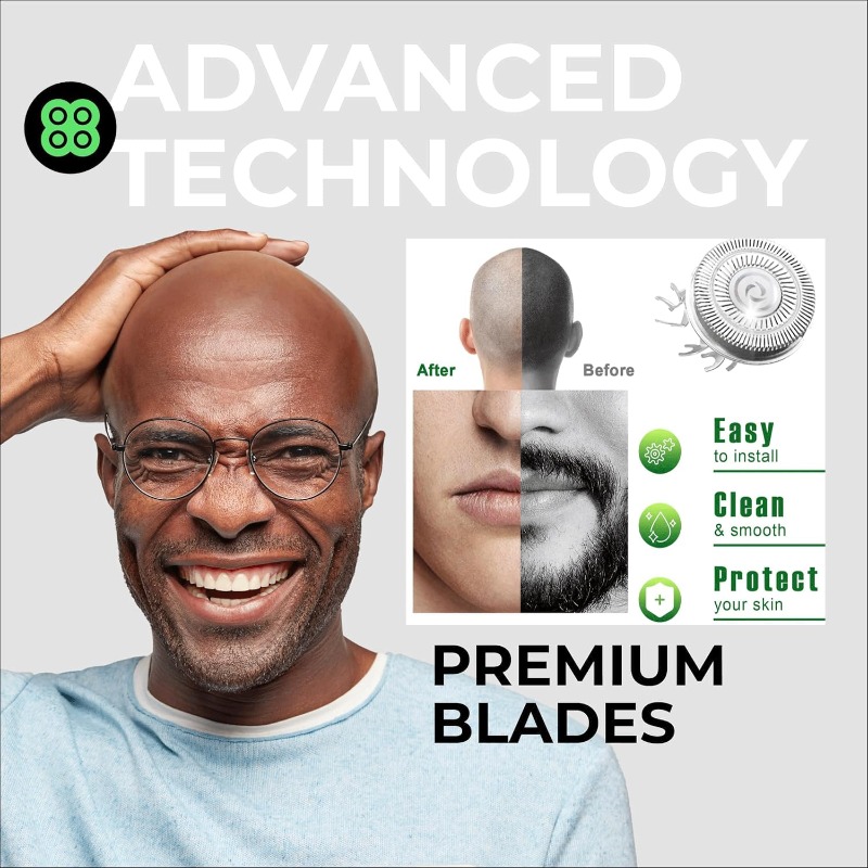 스컬 쉐이버용 쉐이버 교체 헤드, 대머리 및 바디 그루 - Men'S Grooming Blade 리뷰 및 가격